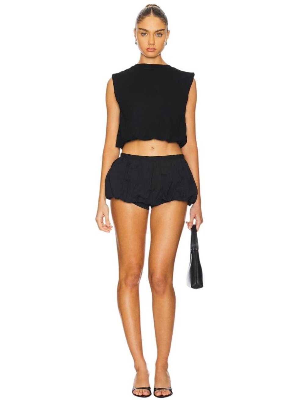 LIONESS Un Tutu Mini Skort in Onyx Small New Womens Skirt Shorts - Picture 5 of 15